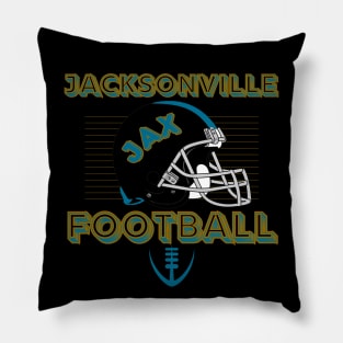 Jacksonville Football Vintage Style Pillow