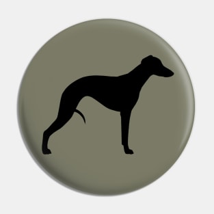 Whippet Silhouette Pin