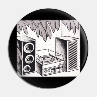 This Stereo Kills Fascists Pin