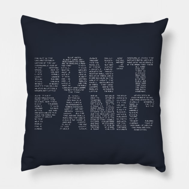 The Opening Paragraphs Pillow by maped