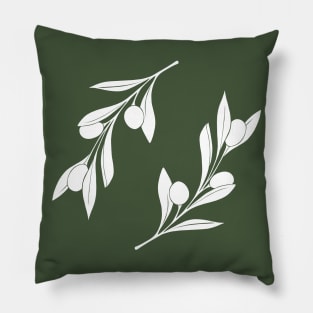 Olive Branches Pillow