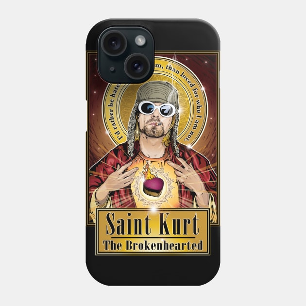 Saint Kurdt* Phone Case by Pop Art Saints