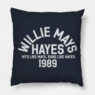 Willie Mays Hayes Pillow