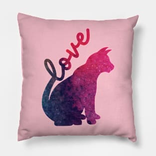 Cat Love Pillow