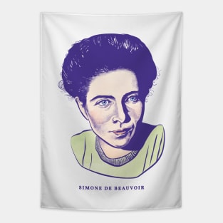 Simone de Beauvoir Tapestry