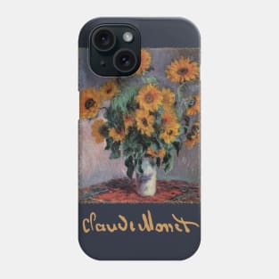 Sunflowers by Claude Monet Phone Case