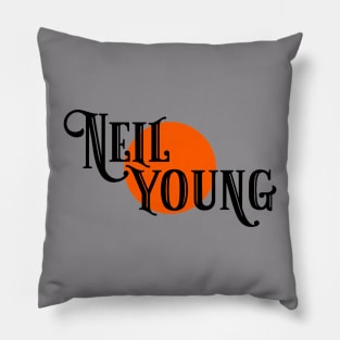 Vintage Neil Young Pillow