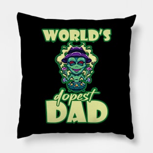 World's Dopest Dad Pillow