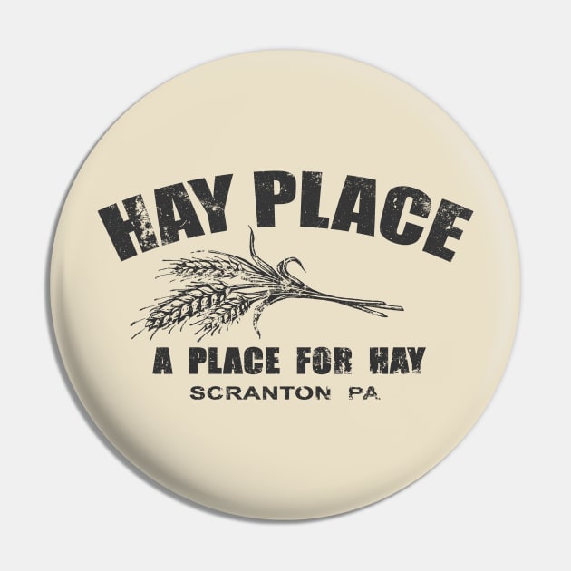 Hay Place Pin by retrorockit