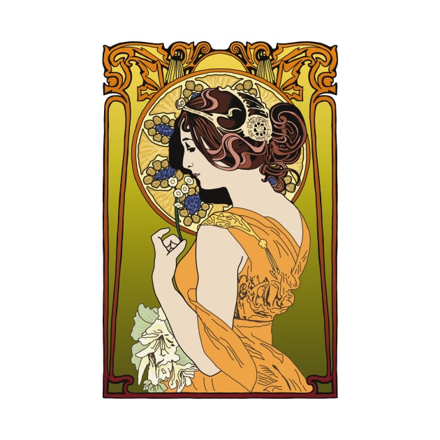 Pre-Raphaelite Girl 4 (Orange) by Soth Studio