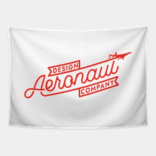 Aeronaut Script Logo Tapestry