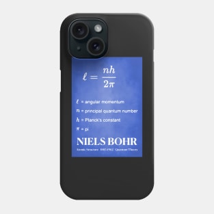 Niels Bohr Atomic Model Phone Case