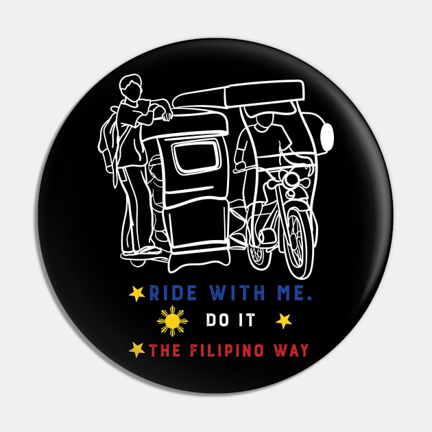 Filipino Tricycle Ride With Me Do It The Filipino Way Pin by c1337s