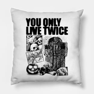 Skull Halloween Pillow