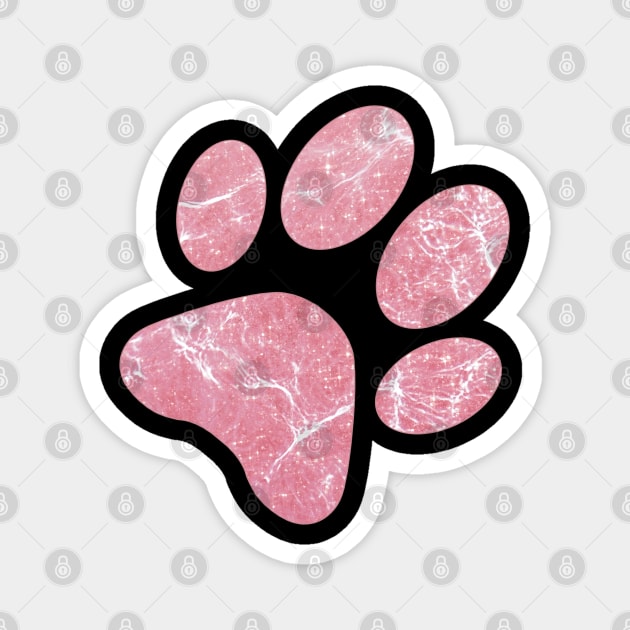 Animal Paw Magnet by KA Creative Design