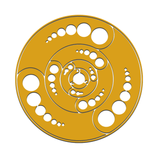 Crop Circle Disc In Gold T-Shirt