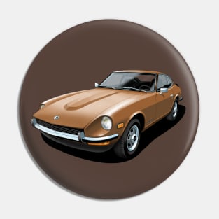 Datsun 240Z in brown Pin