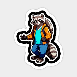 Cool Racoon Magnet