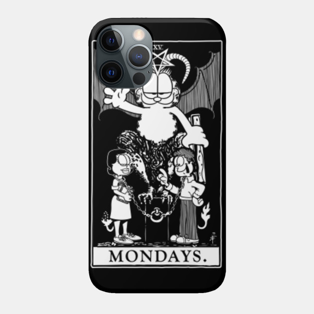 Garfield Tarot: Mondays (Printed White) - Garfield - Phone Case