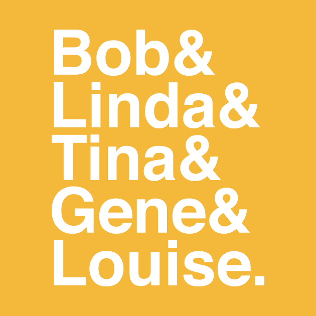 Bob's Burgers Ampersand by JCMedia