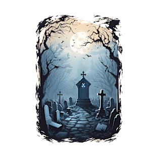 Midnight's halloween: The Haunted Graveyard T-Shirt