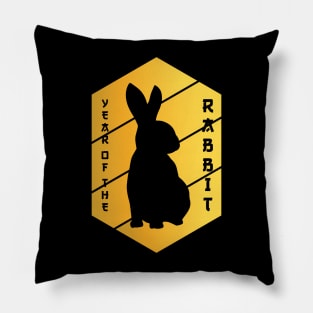 Chinese New Year Of the Rabbit Pillow