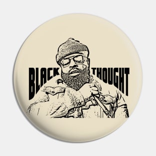 Black Thought Pin