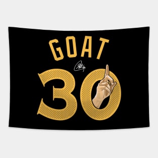 GOAT 30 Greatest Of All Time Fan Tribute Gift Support Tapestry