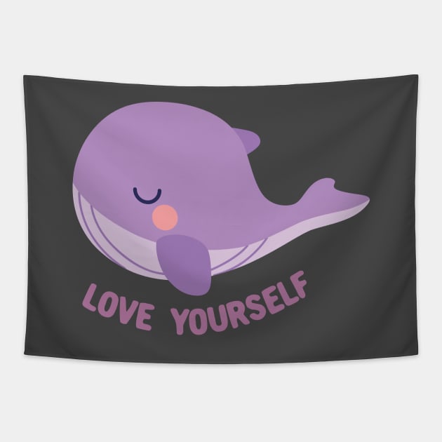 BTS tinytan whale plush love yourself Tapestry by Oricca