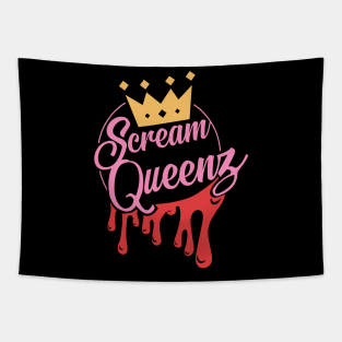 ScreamQueenz Logo 2019 Tapestry