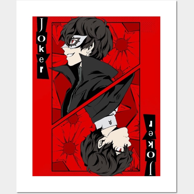 JOKER PERSONA 5' Poster, picture, metal print, paint by black kizz