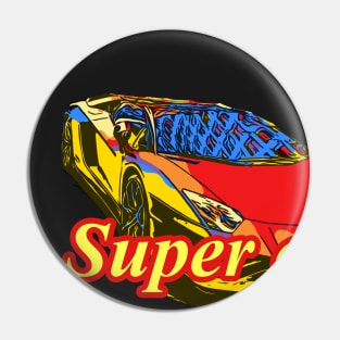 Supercar Pin