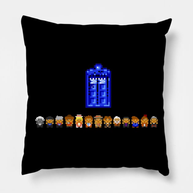 The 8 bit doctors Pillow by nickfixit