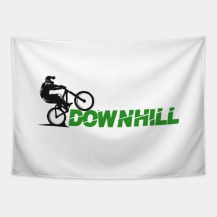 Bike Downhill Tapestry