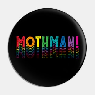 Mothman (Rainbow) Pin