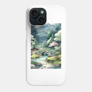 Japanese landscape Phone Case