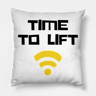 Time to Lift Workout Apparel Pillow