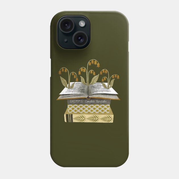 floral books I Phone Case by annyamarttinen