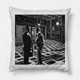 Scene from another dimension Pillow