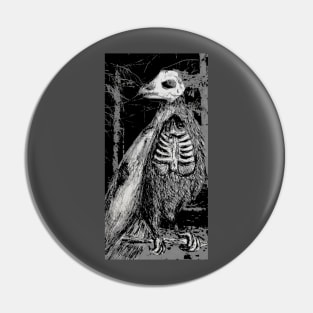 Raven Dark Forest Pin