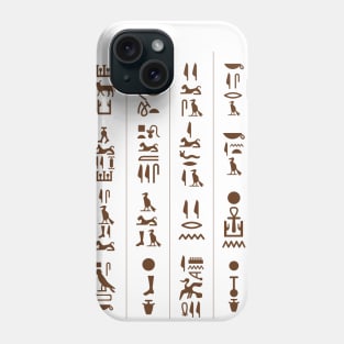 Egyptian Hieroglyphics language Phone Case