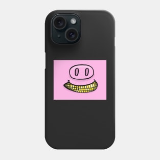 Pig Mouth With Corn Face Mask Phone Case