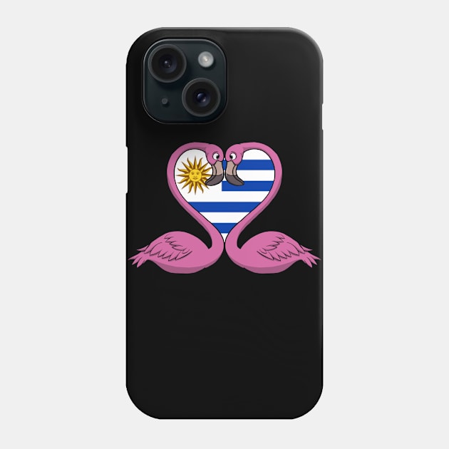 Flamingo Uruguay Phone Case by RampArt