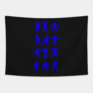 Sports Stickman Tapestry