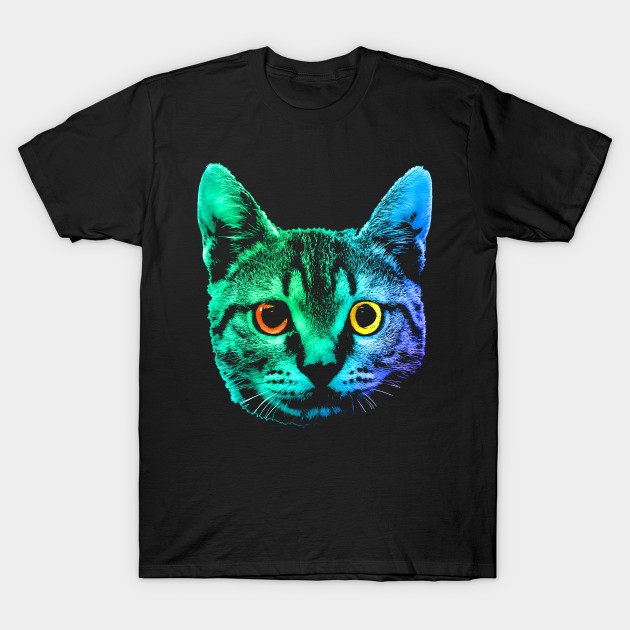Big Cat Face Cat T Shirt Teepublic