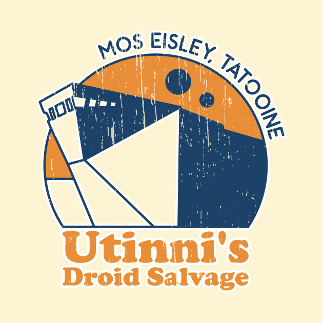 Utinni's Droid Salvage Retro Design by focodesigns