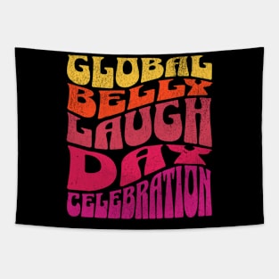 Global Belly Laugh Day Celebration Tapestry