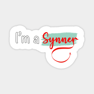 I'm a Synner - Slimming World Inspired Magnet