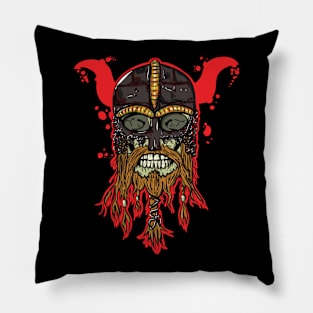 Viking Skull Pillow