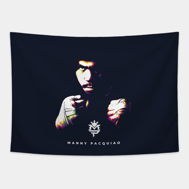 Manny Pacquiao Tapestry by Creativedy Stuff